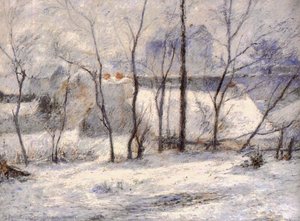 Winter Landscape — Eugène Henri Paul Gauguin