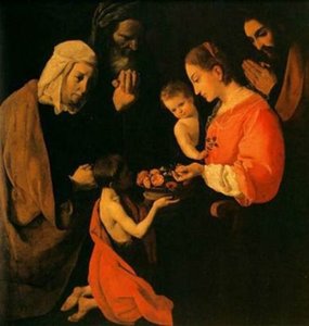 Sagrada Familia — Francisco De Zurbarán, Baroque Style