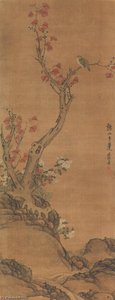 Oriole And Daisies — Chen Hongshou