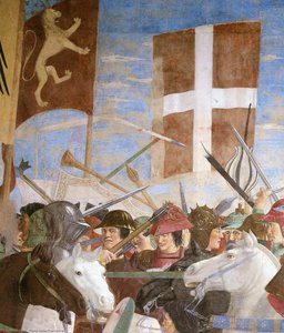 8. Battle Between Heraclius And Chosroes (detail) (12) — Piero Della Francesca, Early Renaissance