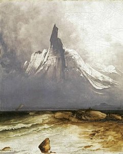 Mount Stetind In The Fog — Peder Balke