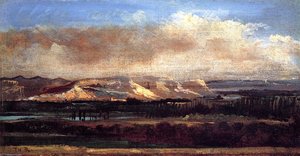 The Saleve Cliffs Near Geneva — Théodore Rousseau (pierre Etienne Théodore Rousseau)