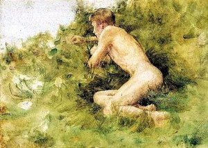 On The Dunes — Henry Scott Tuke