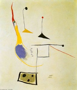 Pintura Sobre Fondo Blanco — Joan Miró