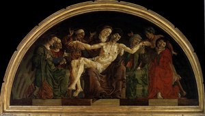Pietà (panel From The Roverella Polyptych) — Cosmè Tura, Early Renaissance