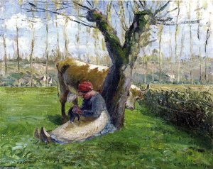 Untitled — Camille Pissarro, Impressionist Landscape