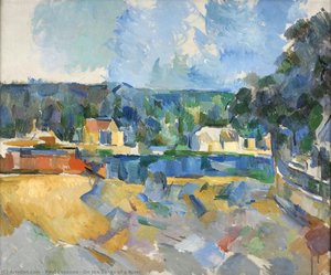 On The Banks Of A River — Paul Cézanne