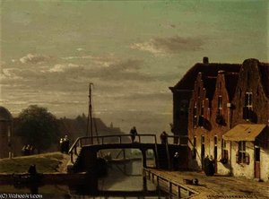 Vue Du Leidschendam — Jan Weissenbruch