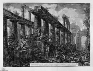 Remains Of The Temple Of Neptune`s Cell — Giovanni Battista Piranesi