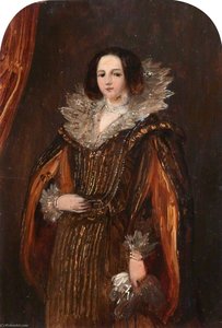 Woman In A Burgundy Dress — Robert Mcinnes