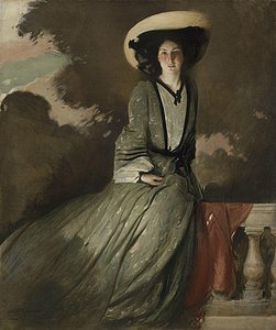 Portrait Of Mrs. John White Alexander — John White Alexander