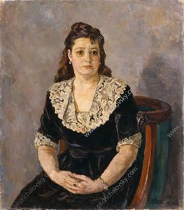 Portrait Of The Artist V. G. Dulova — Pyotr Konchalovsky