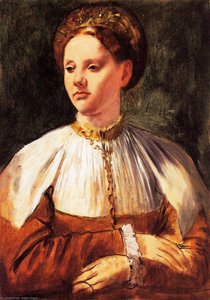 Portrait Of A Young Woman (after Bacchiacca) — Edgar Degas