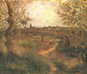A Path Across The Fields — Camille Pissarro