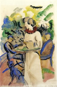 Afternoon In The Garden — August Macke