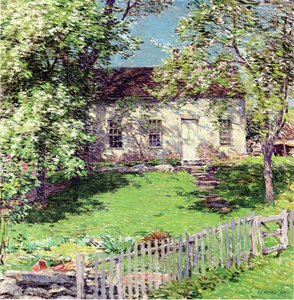 The Little White House — Willard Leroy Metcalf, Impressionism