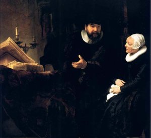 Le Predicateur Menonite Cornelis, Berlin — Rembrandt Van Rijn