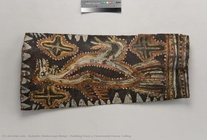 Painting From A Ceremonial House Ceiling — Kulumb, Simberaga Wanyi