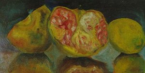 Still Life, Pomegranates, Circa 1919 — Salvador Dalí