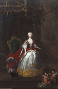 Portrait Of Augusta Of Saxe Gotha — William Hogarth
