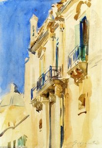 Facade Of A Palazzo, Girgente, Sicily — John Singer Sargent, Realist Observation