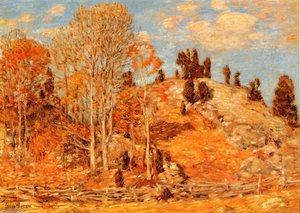The Cedar Lot, Old Lyme — Frederick Childe Hassam