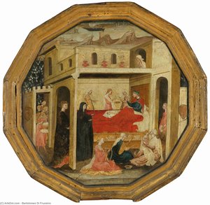 Desco Da Parto (verso) — Bartolomeo Di Fruosino, Early Italian Renaissance