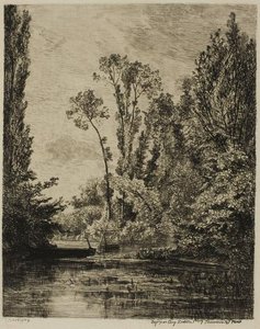 The Virgin Islands At Bezons (the Fishing Hole) — Charles-françois Daubigny