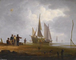 Harbour Scene - — Samuel Prout