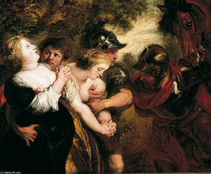 The Rape Of The Sabine Women — William Etty