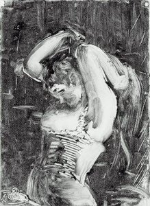 Woman Brushing Her Hair — John French Sloan