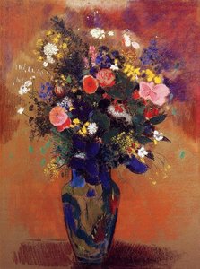 Bouquet In A Persian Vase — Odilon Redon