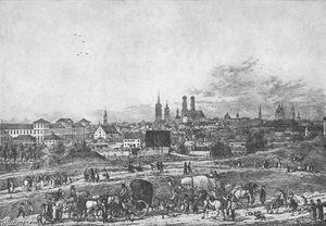 Munich Seen From Gasteig — Domenico Quaglio