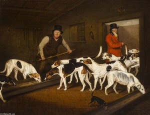 Earl Of Darlington's Kennel — Henry Bernard Chalon