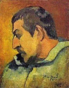 Self-portrait — Eugène Henri Paul Gauguin, Post-impressionism