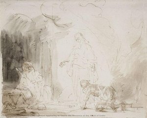 Samuel Appearing To Saul In The Presence Of The Witch Of Endor — Ferdinand Bol