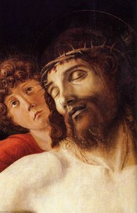 The Dead Christ Supported By Two Angels — Giovanni Bellini, Renaissance