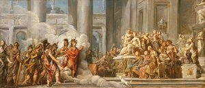The Arrival Of Aeneas In Carthage — Jean-bernard Restout