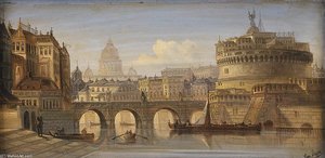 Engelsburg In Rom — August Von Siegen
