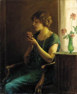 The Full Blown Rose — Charles Courtney Curran