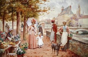 The Flower Seller — Alfred I Glendening
