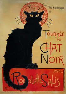 Tournee Du Chat Noir — Theophile Alexandre Steinlen, Art Nouveau
