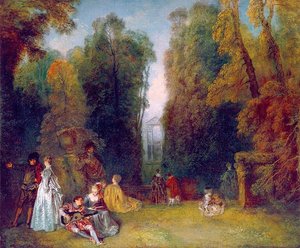 The Perspective — Jean-antoine Watteau