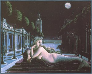 A Siren In Full Moonlight — Paul Delvaux