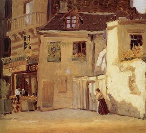 The Cafe Of Paris Corner — Grant Wood