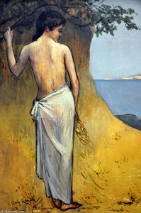 Girl By The Sea — Pierre Cécile Puvis De Chavannes