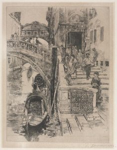 The Bridge Of Sighs (second Plate) — Frank Duveneck