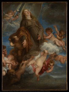 Saint Rosalie Interceding For The Plague-stricken Of Palermo — Sir Anthony Van Dyck, Baroque Style