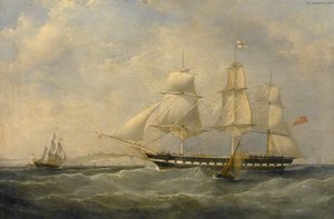The East Indiaman 'trafalgar' — William John Huggins