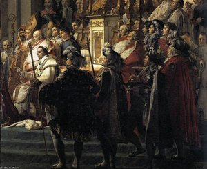 Consecration Of The Emperor Napoleon I (detail) — Jacques-louis David
